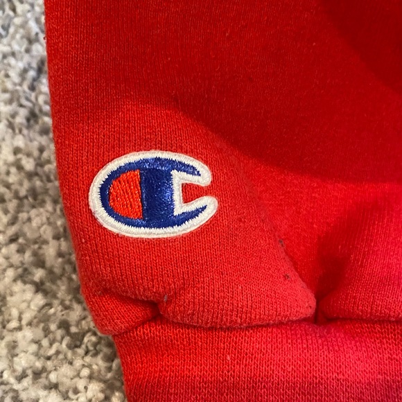 red champion hoodie maryland with lace and cut out - Picture 4 of 4